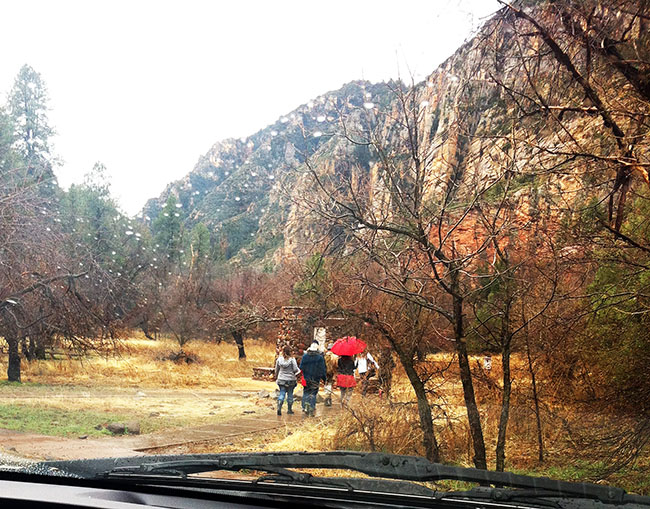 A rainy day trip to Sedona Travelcraft Journal